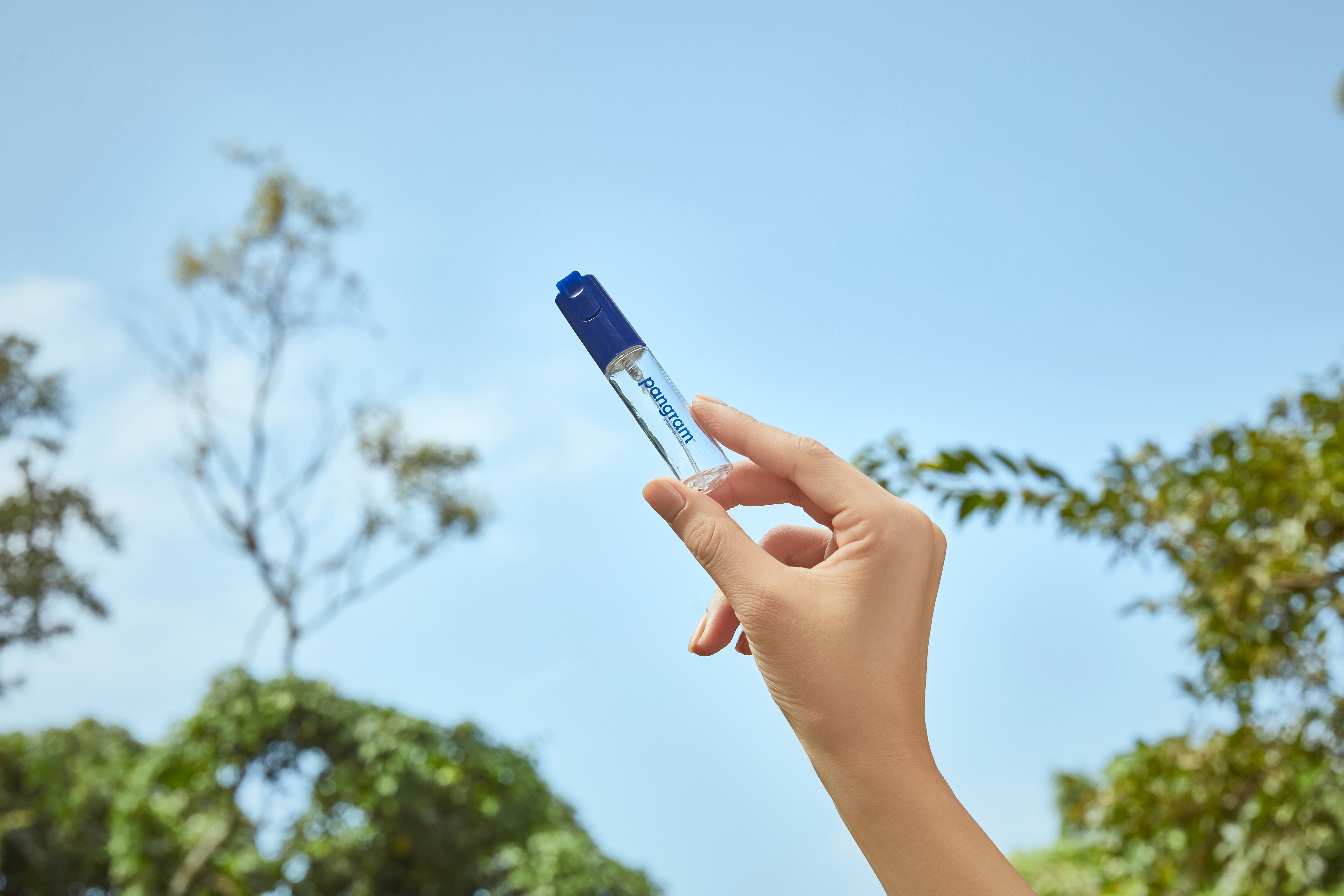 A Pangram portable spray product in use