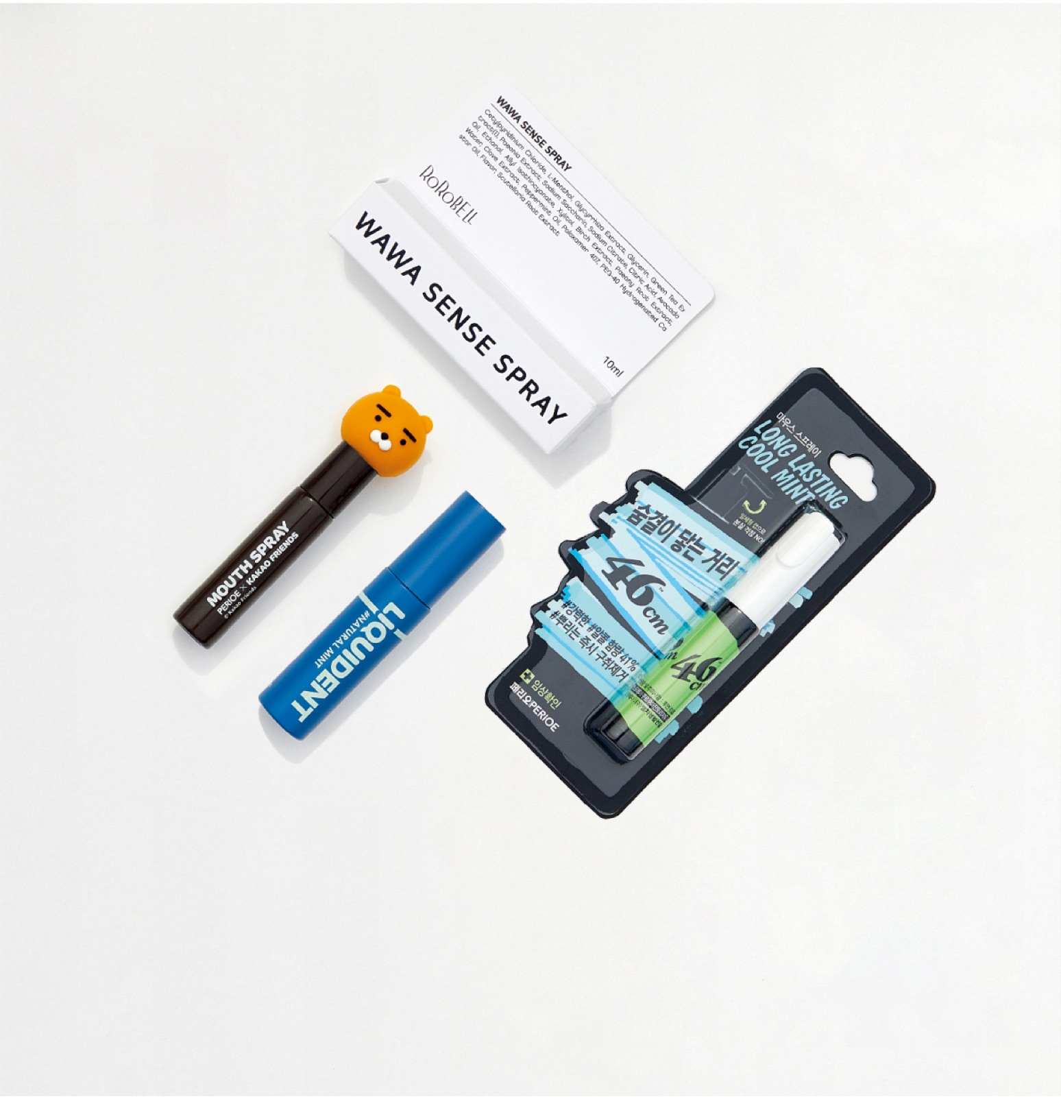 Portable oral hygiene spray product